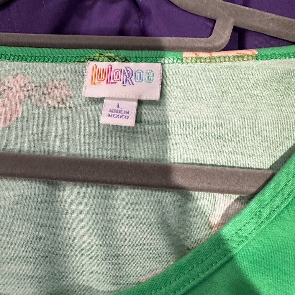 LuLaRoe Mint Green Tee